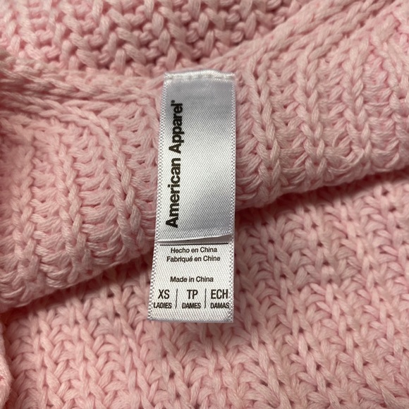 American Apparel Pink Sweater Tank - Picture 3 of 3